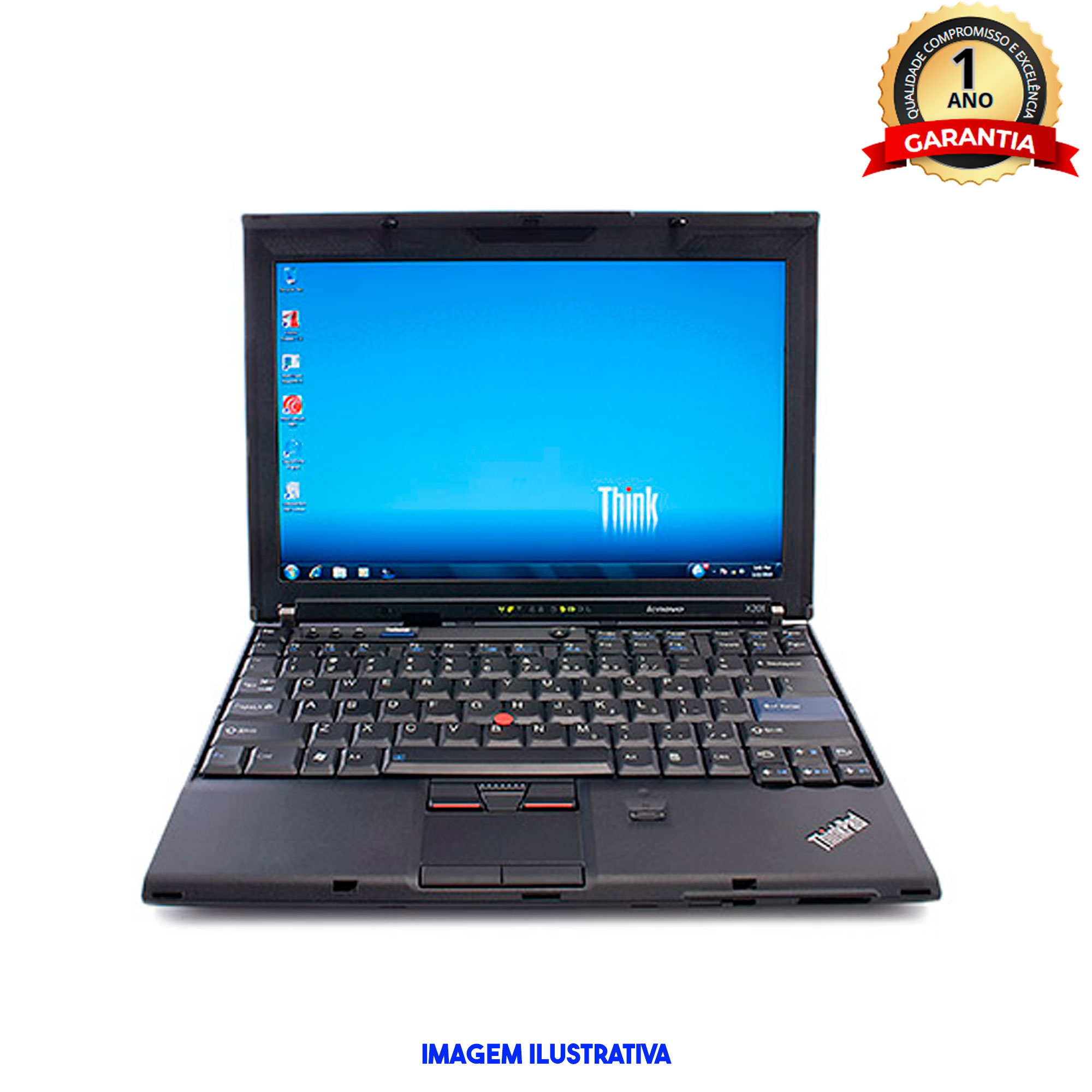 Notebook Lenovo ThinkPad X201 - Intel Core i5, SSD 240GB, 8GB RAM