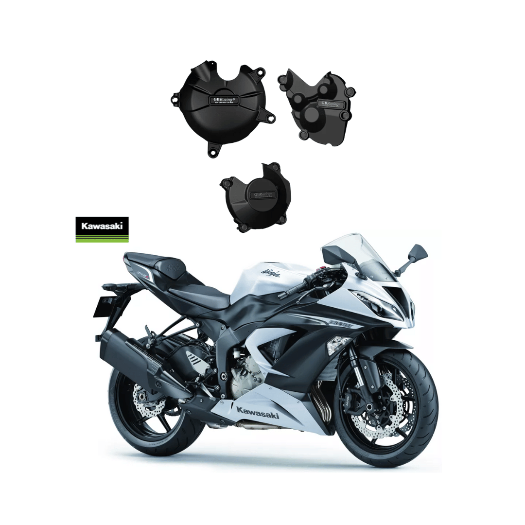 Kit Tampas GBracing - Kawasaki ZX-6R 636 2013-2023 — Tampas de
