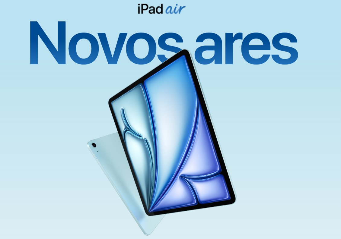 Apple iPad Air 2024 Wi-Fi 256GB com Chip M2 e Tela de 11 Polegadas