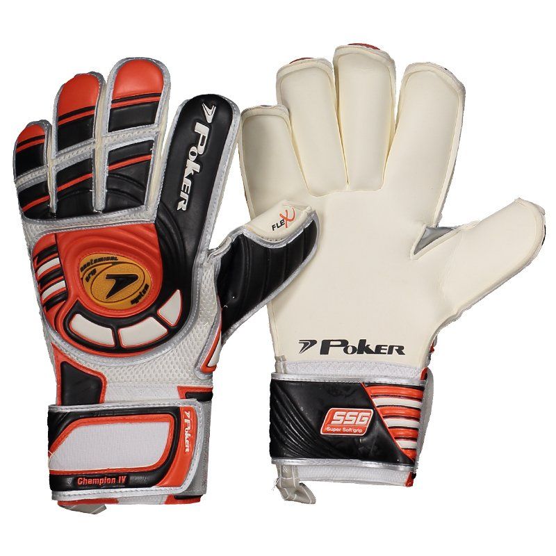 Luva Poker Champion IV Profissional Campo Preta - FutFanatics