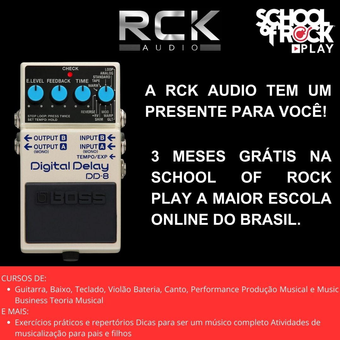 Pedal Boss DD-8 Digital Delay para Guitarra - RCK AUDIO