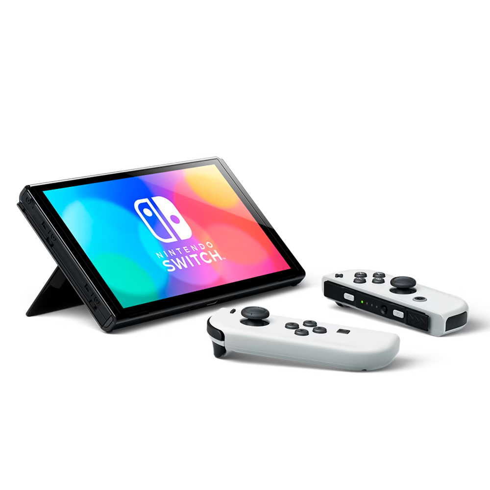 Console Nintendo Switch Oled 64GB Edição Mario Kart 8 Deluxe Branco