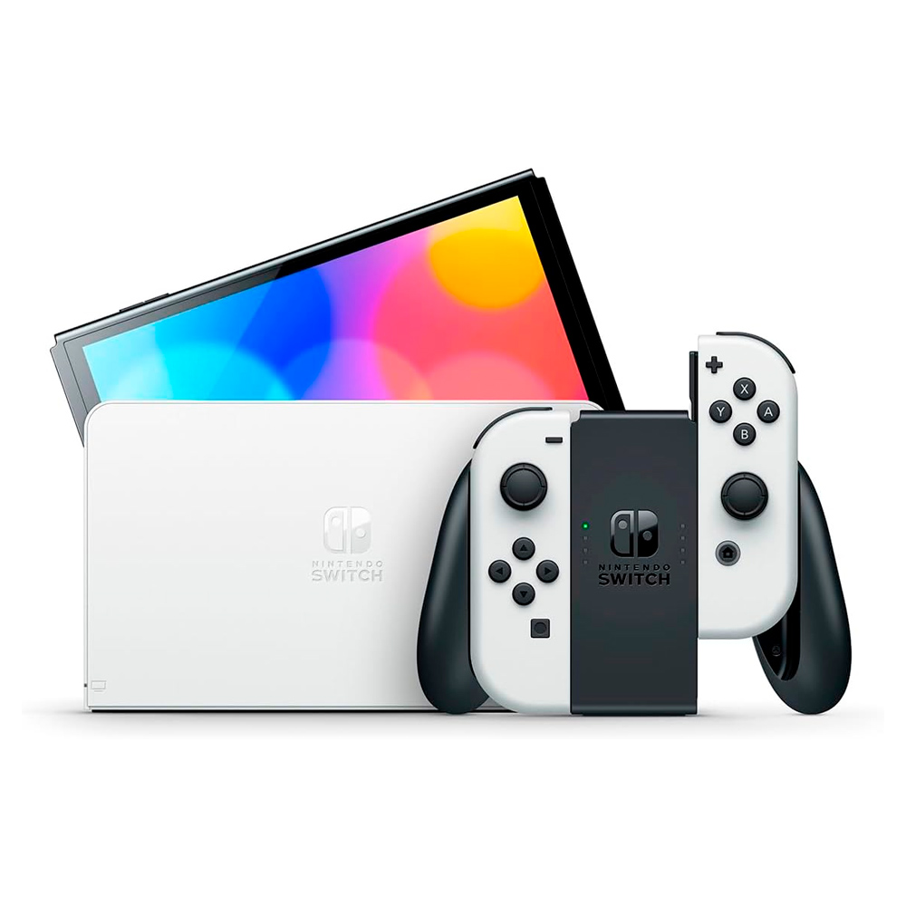 Console Nintendo Switch Oled 64GB Edição Mario Kart 8 Deluxe Branco