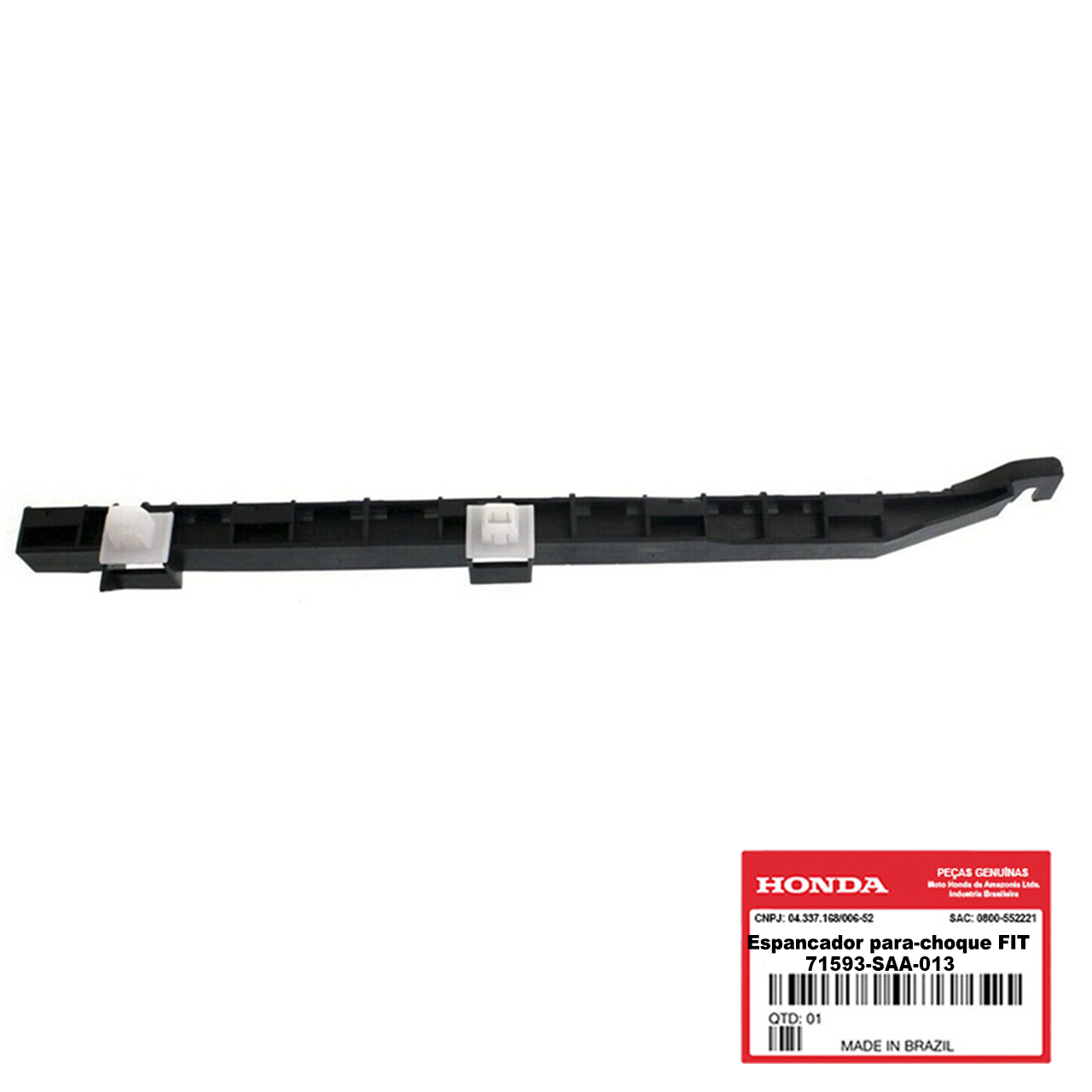 Espacador Traseiro Direito P/Choque Honda FIT 2004-2008 Original