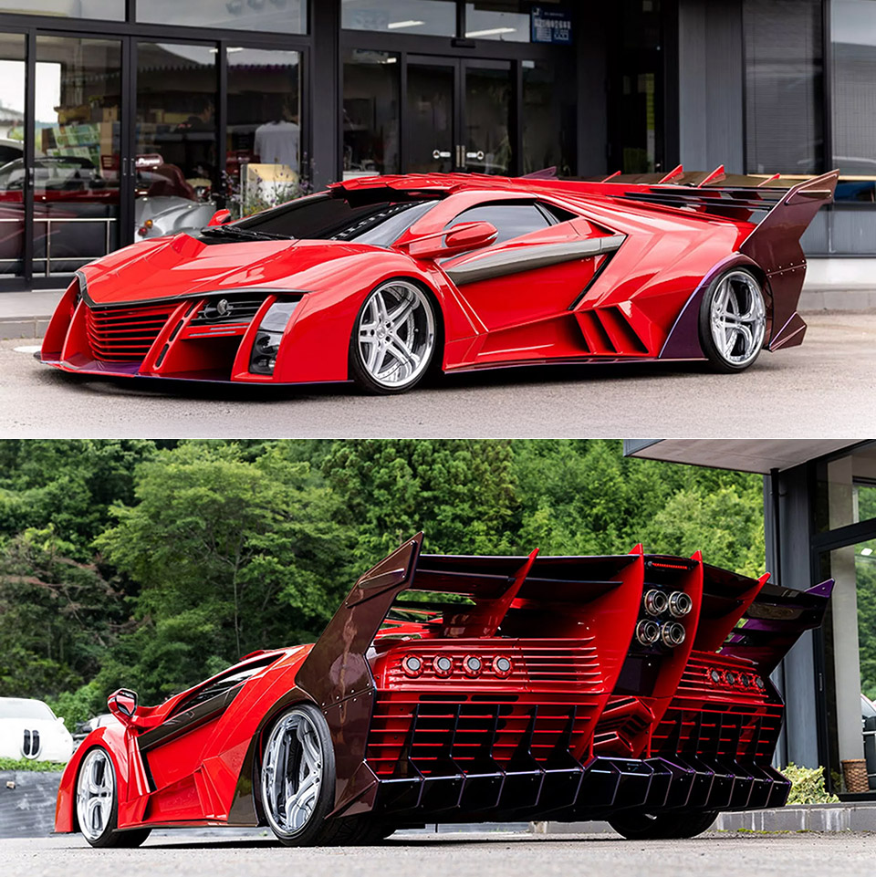 Japanese Tuner Unveils The Beast, a Custom Lamborghini Diablo