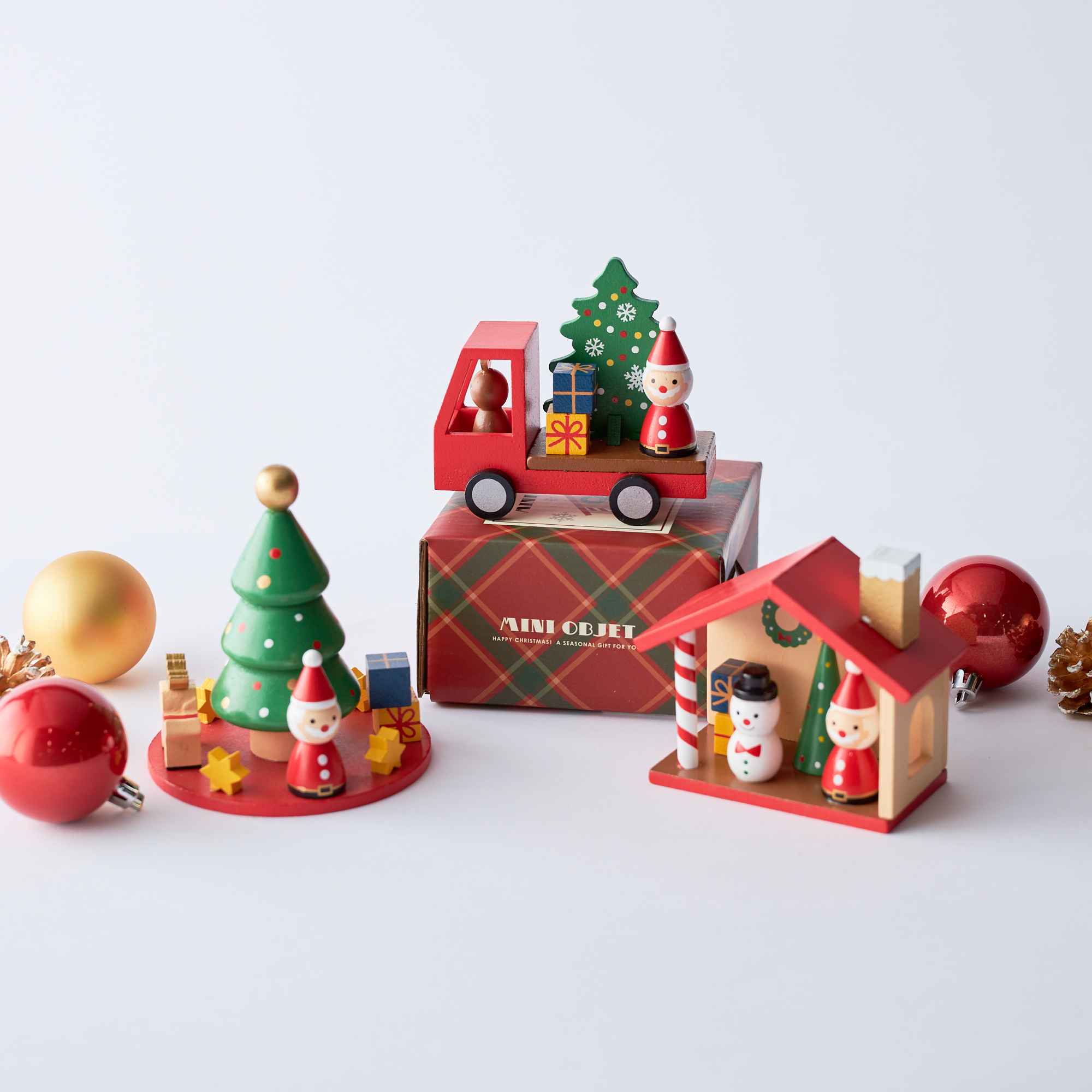 そのまま渡せるBOX入り】クリスマス ミニオブジェ | マークスの