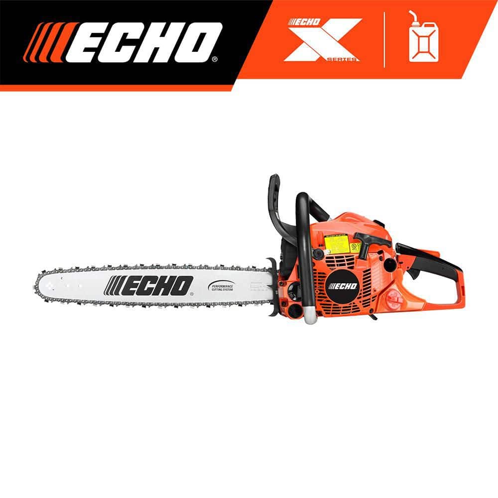 ECHO 20 in. 50.2 cc Gas 2-Stroke X Series Rear Handle Chainsaw CS