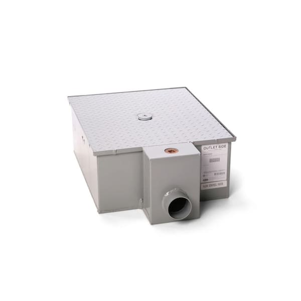 Zurn 10 in x 21 in Low-Profile Grease Trap with 3in. NH Connection