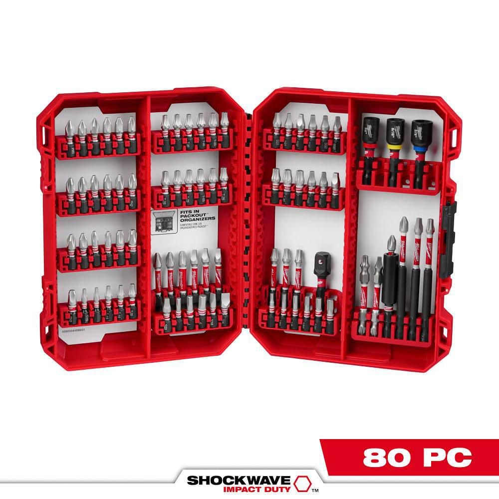 Milwaukee SHOCKWAVE Impact-Duty Alloy Steel Screw Driver Bit Set