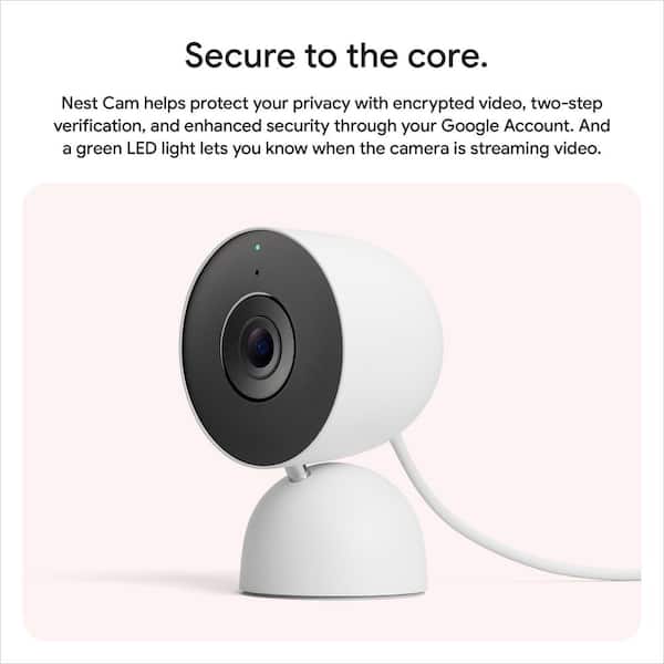 Google Nest Indoor Security Camera (Wired, 3rd gen) - Hazel