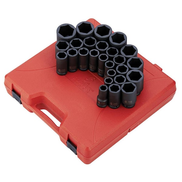 SUNEX TOOLS 3/4 in. Drive Socket Set (26-Piece) SUN4693 - The Home