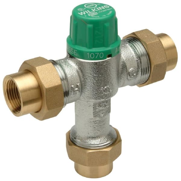 Wilkins 3/4 in. ZW1070XL Aqua-Gard Thermostatic Mixing Valve Lead