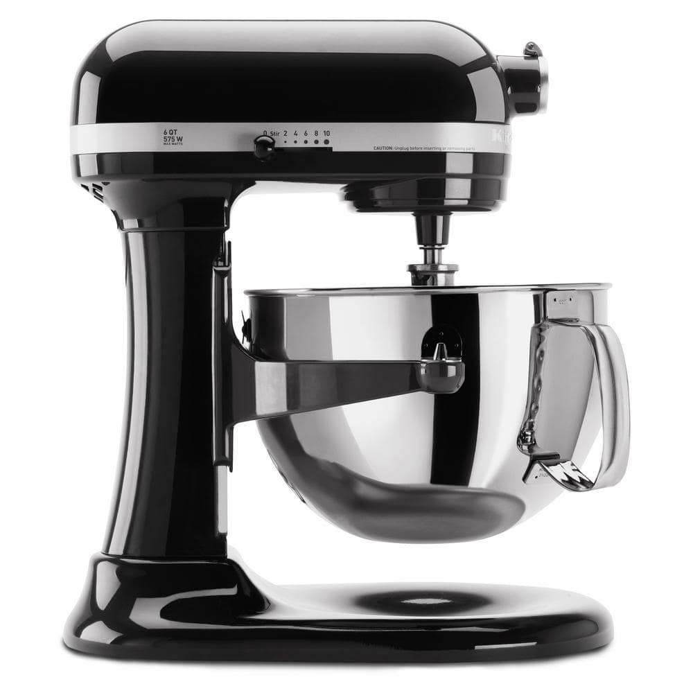 KitchenAid Professional 600 Series 6 Qt. 10-Speed Black Stand