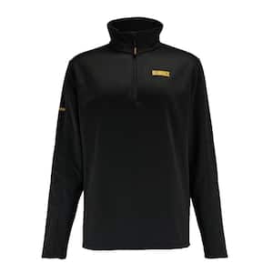 DEWALT Jonesboro Men's Large Black Polyester Stretch 1/4-Zip Light