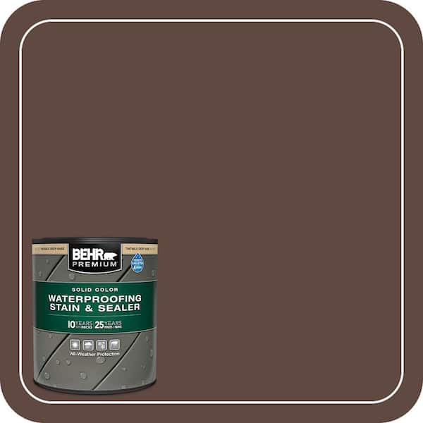BEHR PREMIUM 1 gal. #N150-7 Chocolate Therapy Solid Color