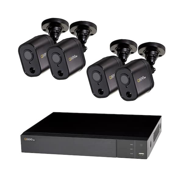 Q-SEE 8-Channel 1080p 1TB Video Surveillance DVR System with 4 PIR