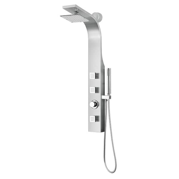 ANZZI Sans Series 40 in. Full Body Shower Panel System with Heavy