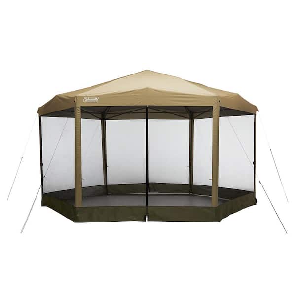 Coleman Back Home 15 x 13 Screen Canopy Tent, Light Oak 2208117