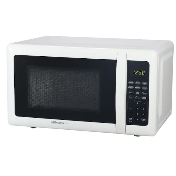 Emerson 0.7 cu. ft. 700-Watt Compact Countertop Microwave Oven in