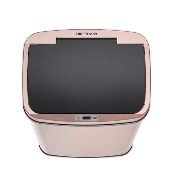 NINESTARS 3 Gal. Gold Stainless Steel Rectangular Shape Motion