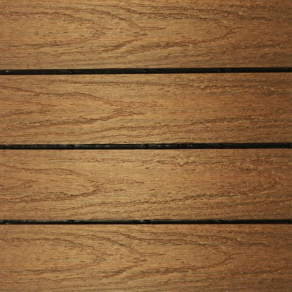 NewTechWood UltraShield Naturale 1 ft. x 1 ft. Quick Deck Outdoor
