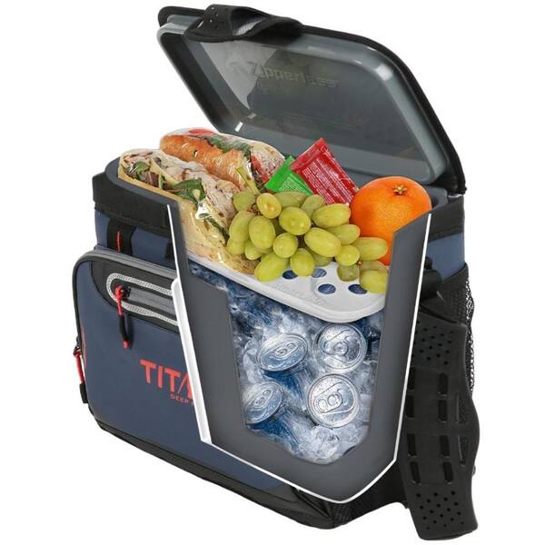ITOPFOX 8 Qt. Food & Beverage Deep Freeze Cooler with Zipperless