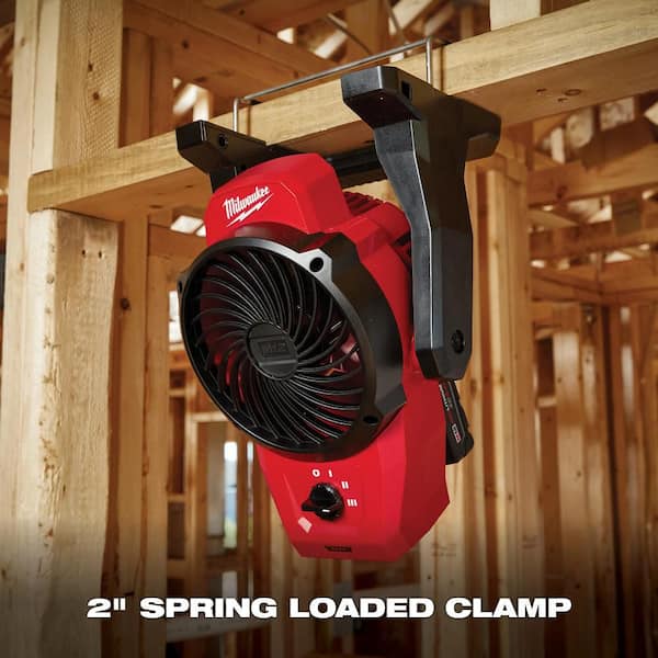 Milwaukee M12 12-Volt Lithium-Ion Cordless Jobsite Fan (Tool-Only