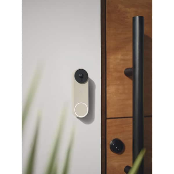 Google Nest Doorbell (Wired, 3rd gen) - Linen GA09969-US - The