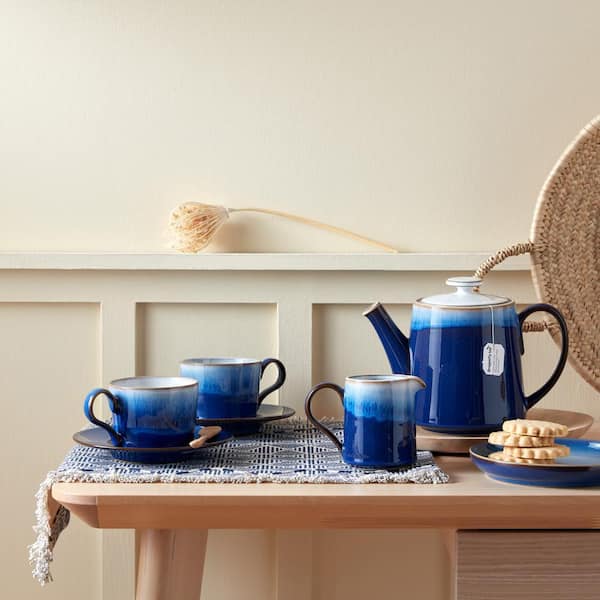 Denby Blue Haze 8-Cup Stoneware Teapot BHZ-091 - The Home Depot