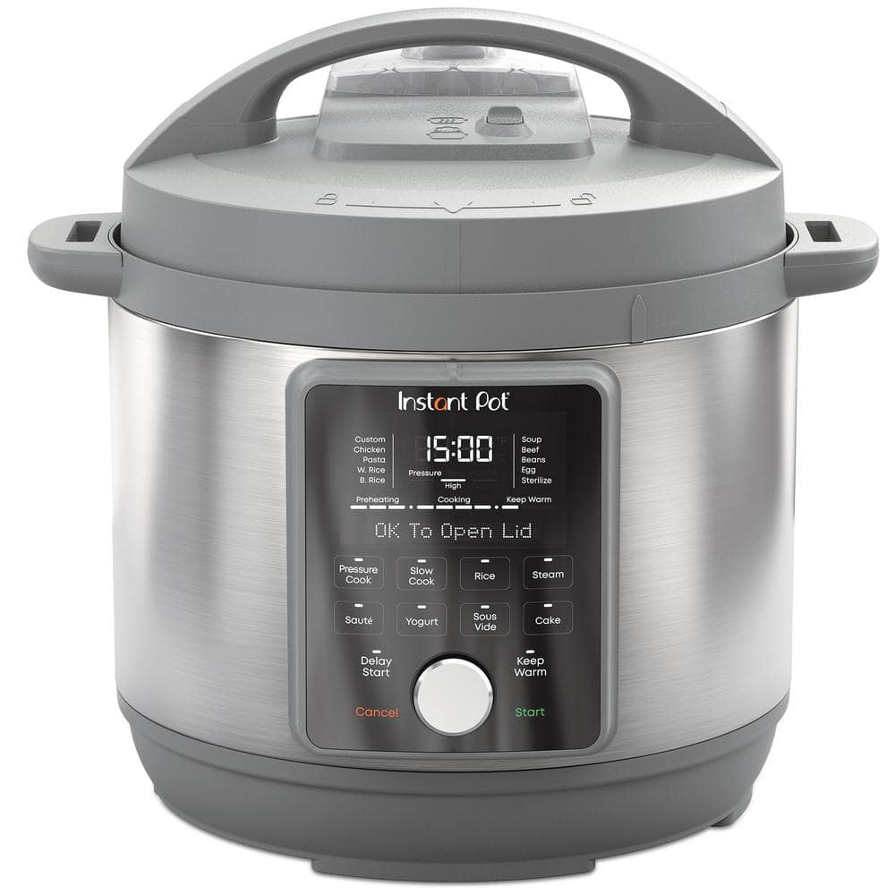 Instant Pot Silver 8 qt. Stainless Steel Duo Plus Multi-Use