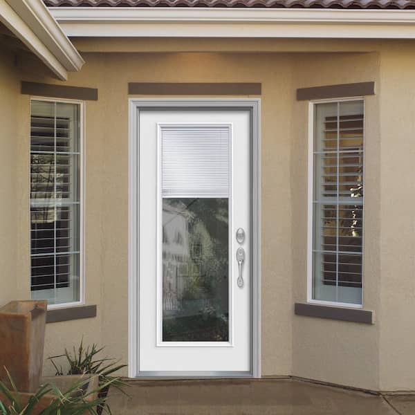 MMI DOOR 32 in. x 80 in. Internal Blinds Left-Hand Inswing Full