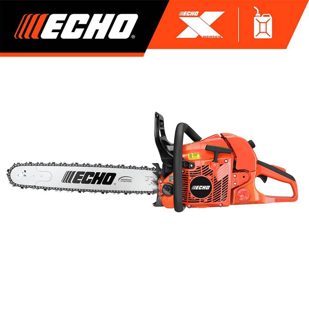 ECHO 24 in. 59.8 cc Gas 2-Stroke X Series Rear Handle Chainsaw CS
