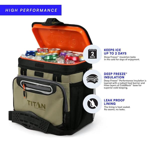 ITOPFOX 8 Qt. Food & Beverage Deep Freeze Cooler with Zipperless