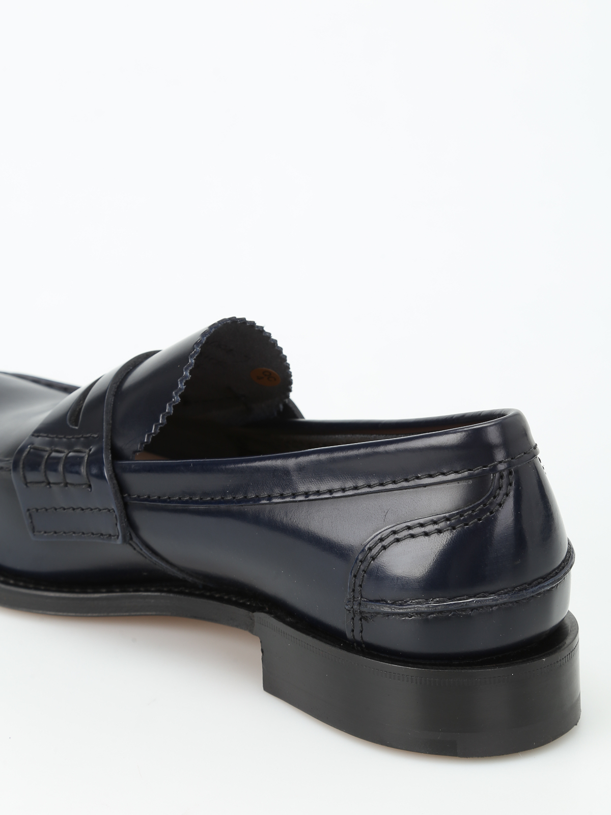 Church's Tunbridge leather loafers - Dark Blue|EDB0049LGF0AKW