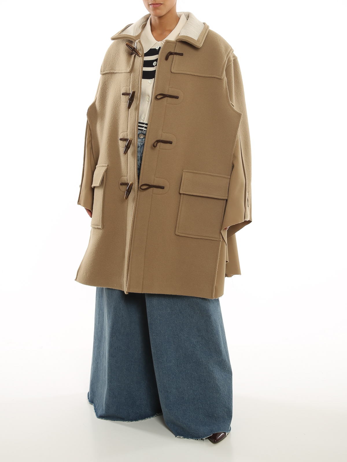 Maison Margiela Wool duffle coat - Camel|S51AA0293S44580114