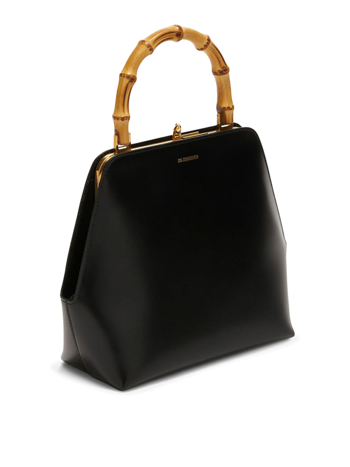 Jil Sander Goji square small bamboo bag - Black|J07WD0021P4866001