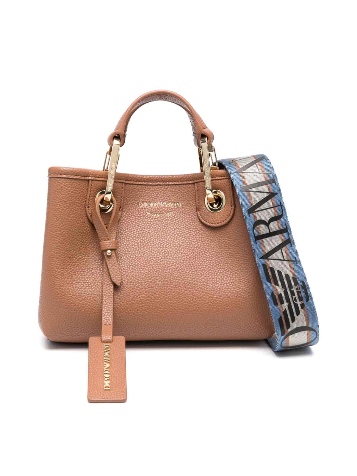 Emporio Armani Mini shopping bag - Brown - Women|Y3D176YFO5B80570