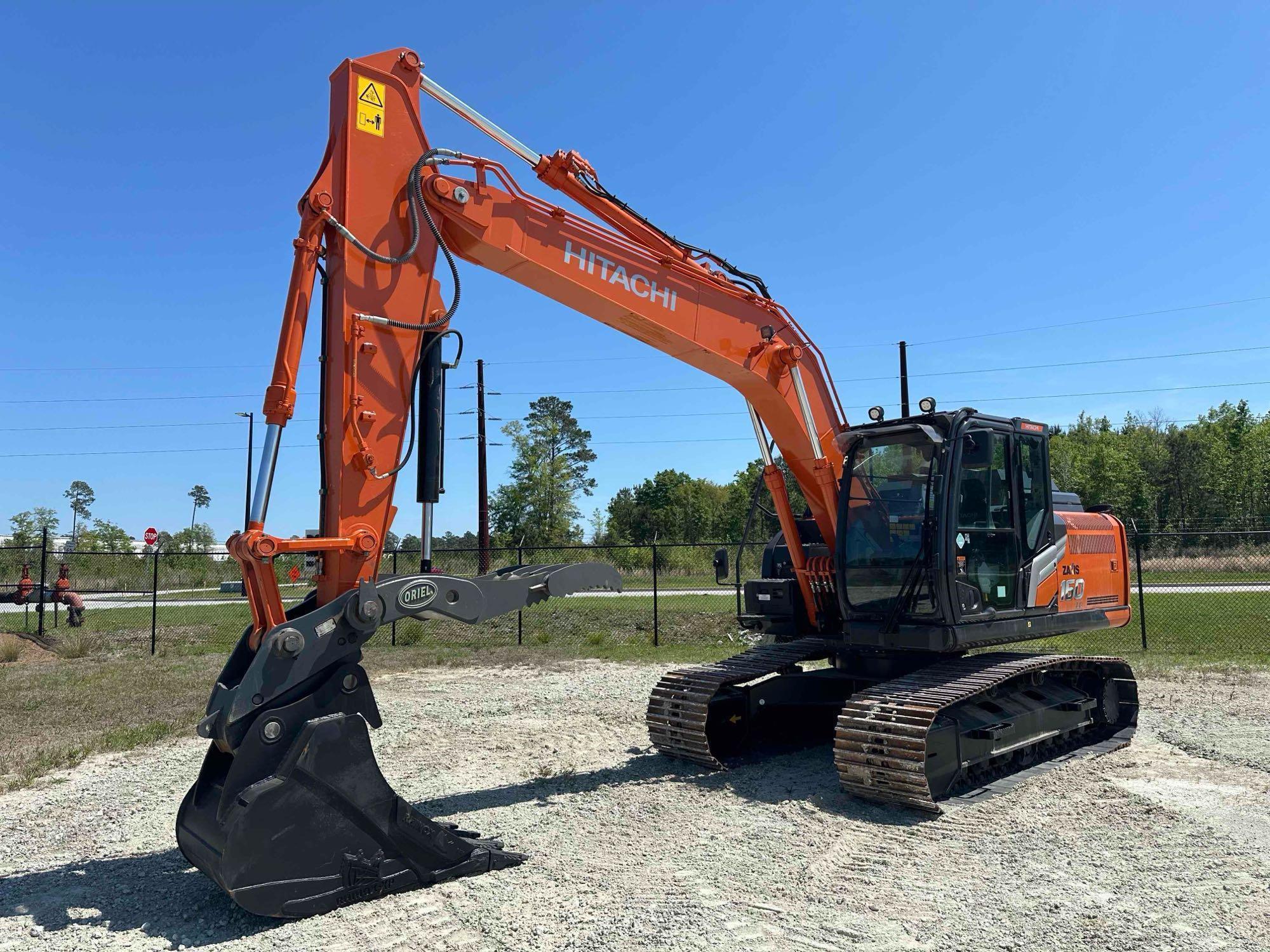 SOLD - 2023 Hitachi ZX160LC-7 Lot No. 233003793 Construction with
