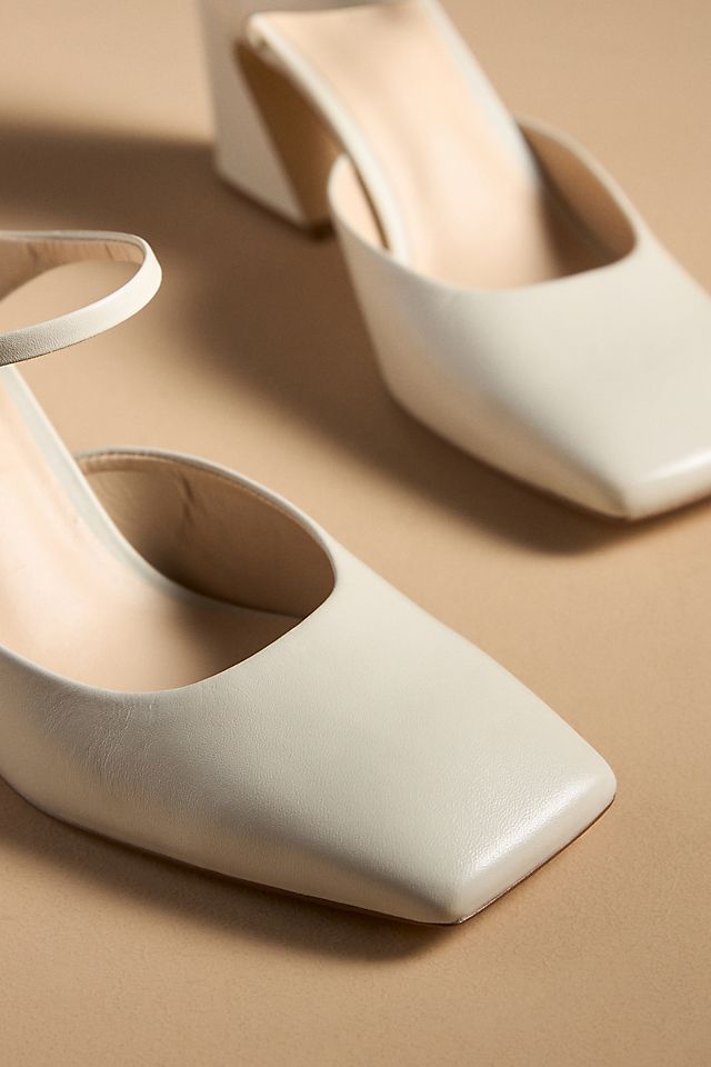 By Anthropologie Square-Toe Mule Heels | Anthropologie