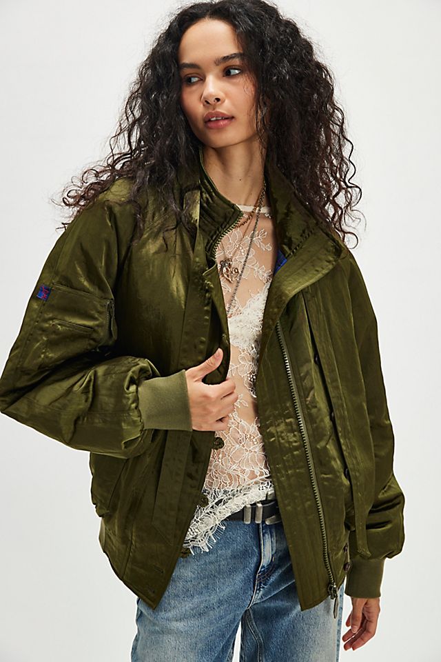 Damson Madder Joannie Bomber Jacket | Free People