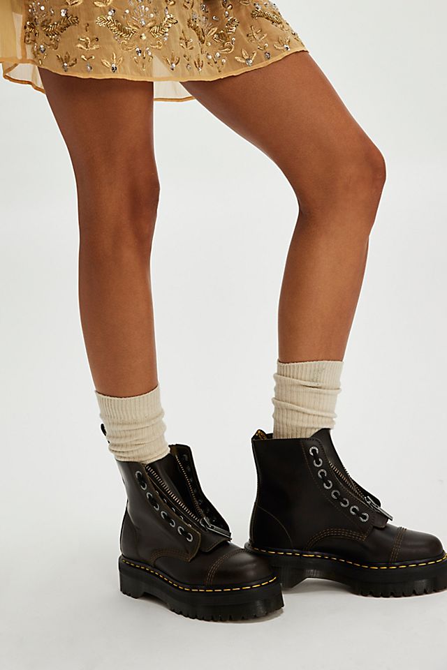 Dr. Martens Sinclair Zip Front Boots | Free People