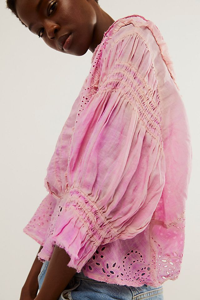 Magnolia Pearl Eyelet Ruffle Top | Free People