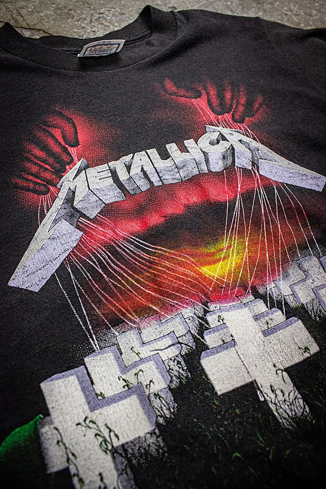 Vintage 1986 Metallica Master of Puppets Concert T Shirt Selected