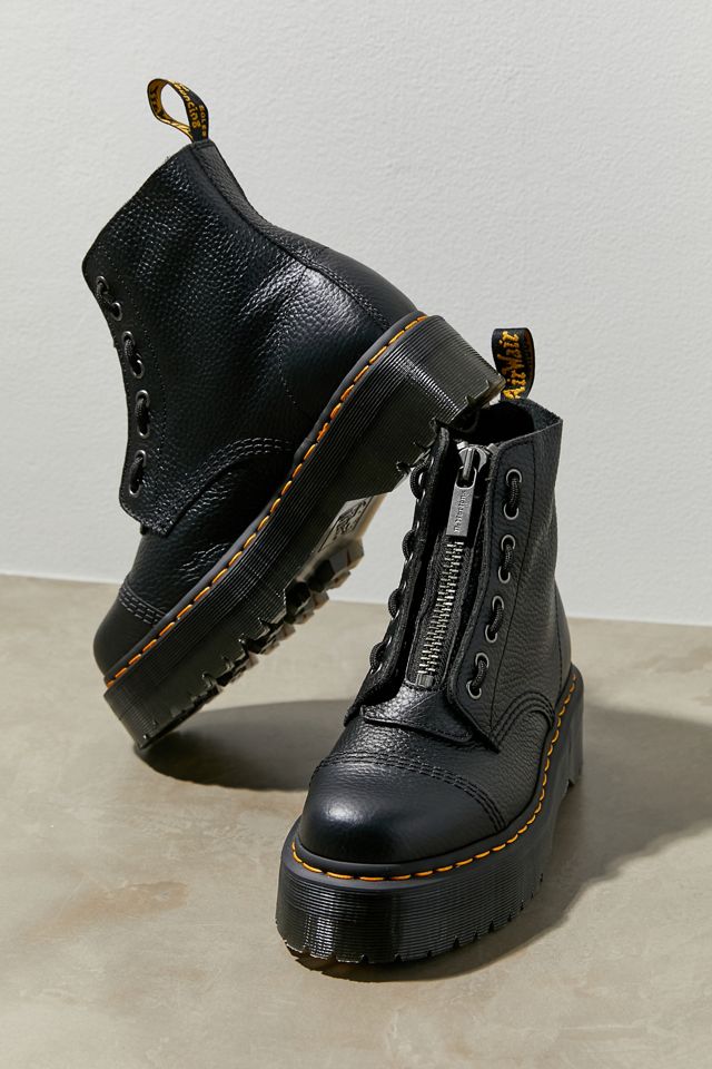 Dr. Martens Sinclair Milled Leather Platform Boot | Urban Outfitters