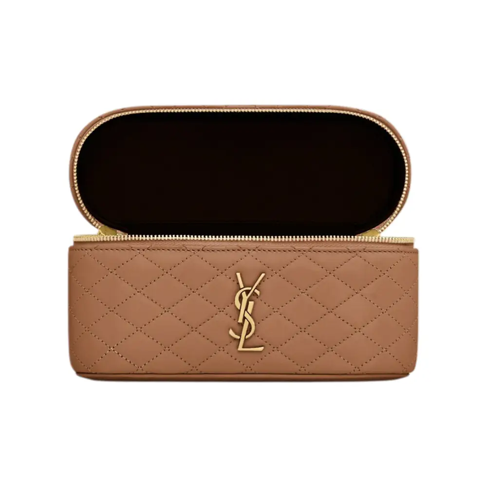 Saint Laurent Gaby Vanity Bag Lambskin Leather Fox – voilà.id