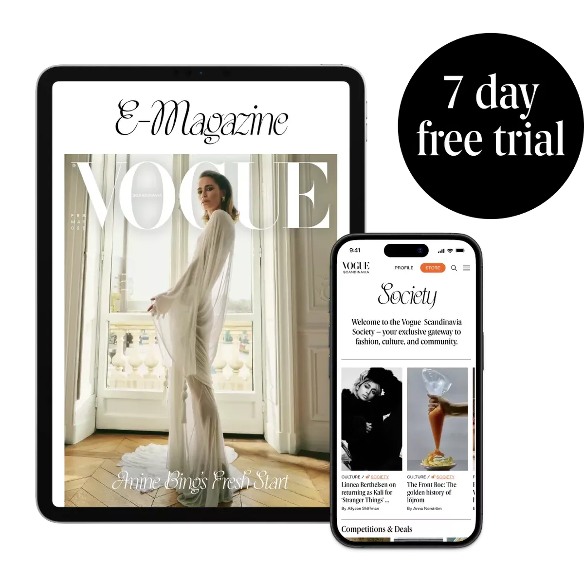 Buy Vogue Scandinavia's February-March Issue Featuring Vilma