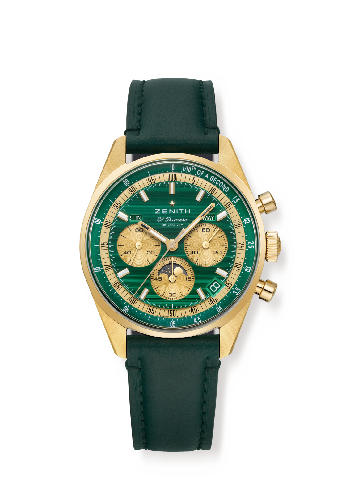 ZENITH クロノマスター オリジナル トリプルカレンダー マラカイト