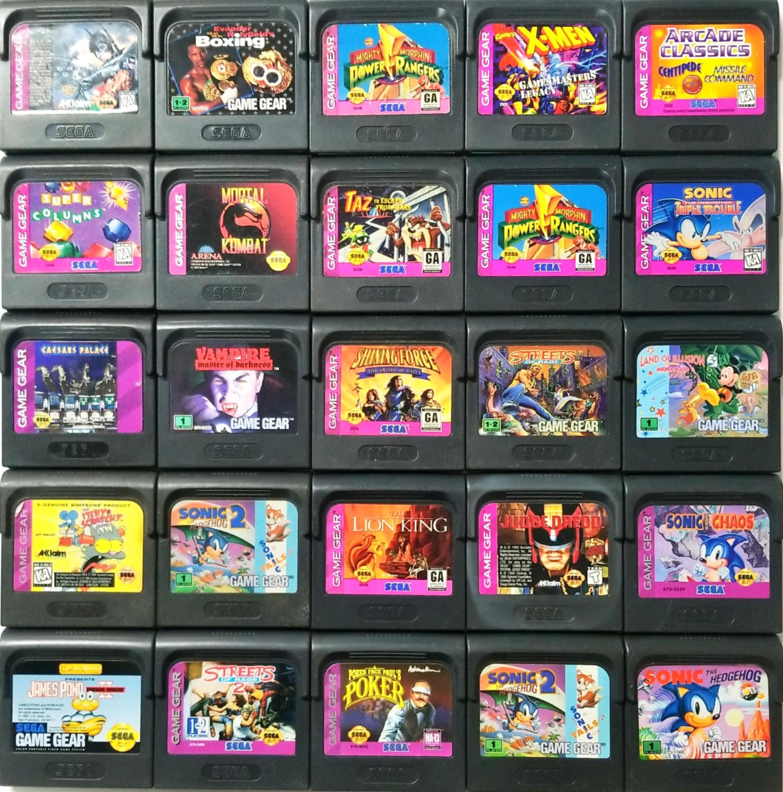 Sega Game Gear Game Cartridges TESTED | eBay
