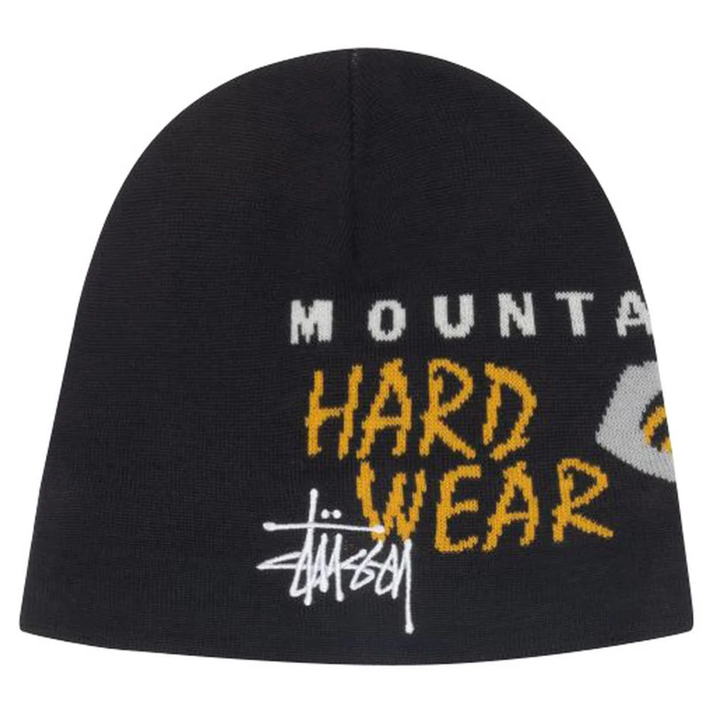 Mountain Hardwear MHW X Stüssy Beanie (Black) | Sportpursuit.com