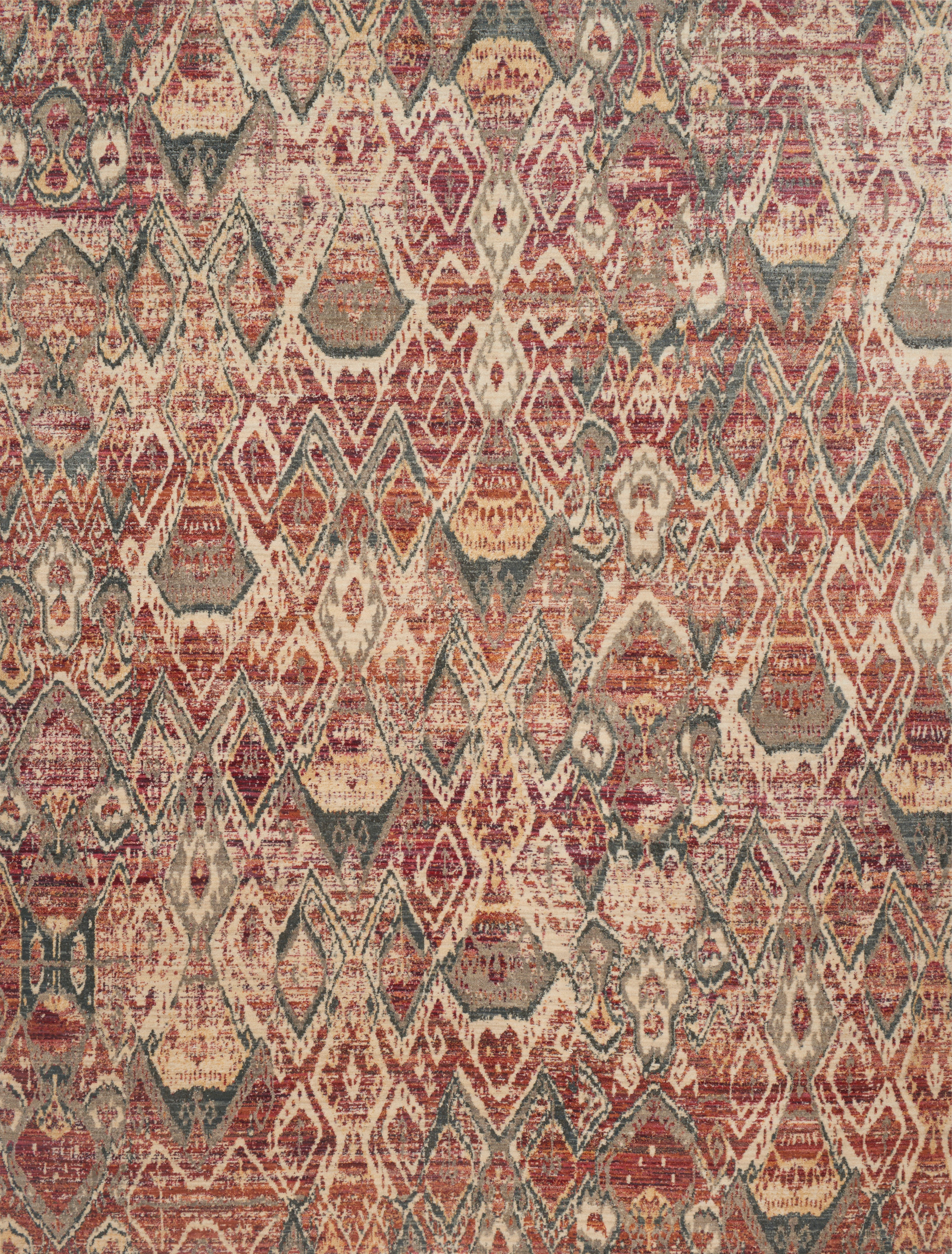 Loloi Area Rugs JAVARI JV-04 BERRY/IVORY 3'7